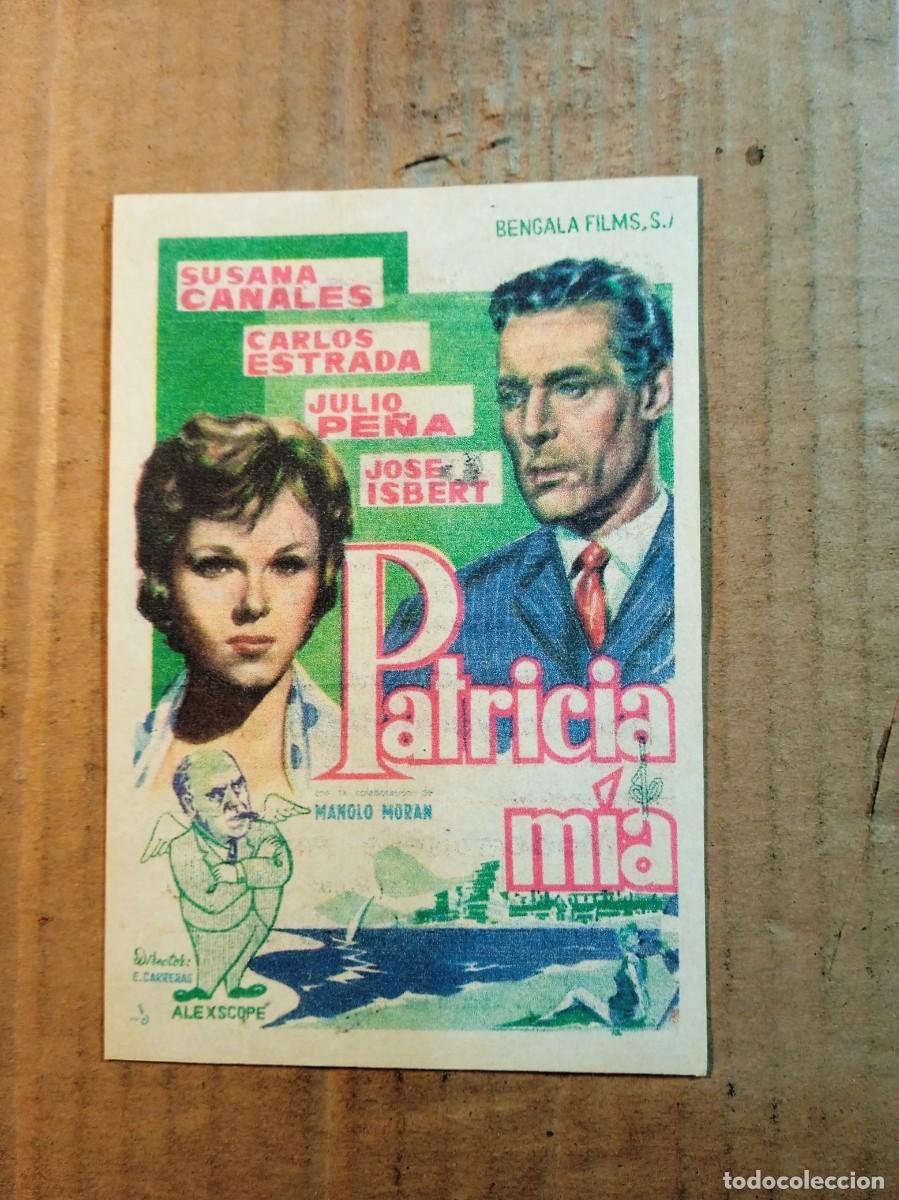  Flyers Publicitaires de films Anciens: FOLLETO DE MANO CON PUBLICIDAD PATRICIA MIA