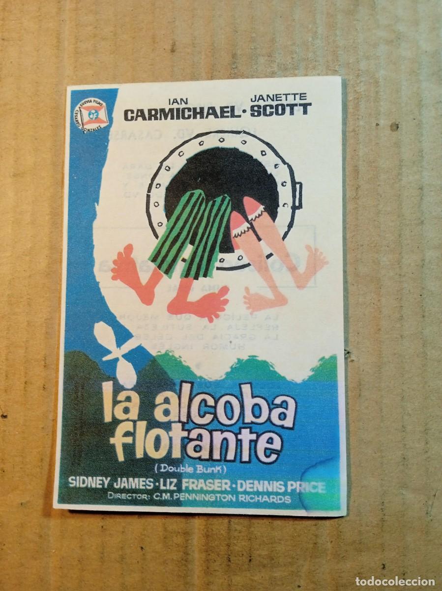 Kino: FOLLETO DE MANO CON PUBLICIDAD LA ALCOBA FLOTANTE