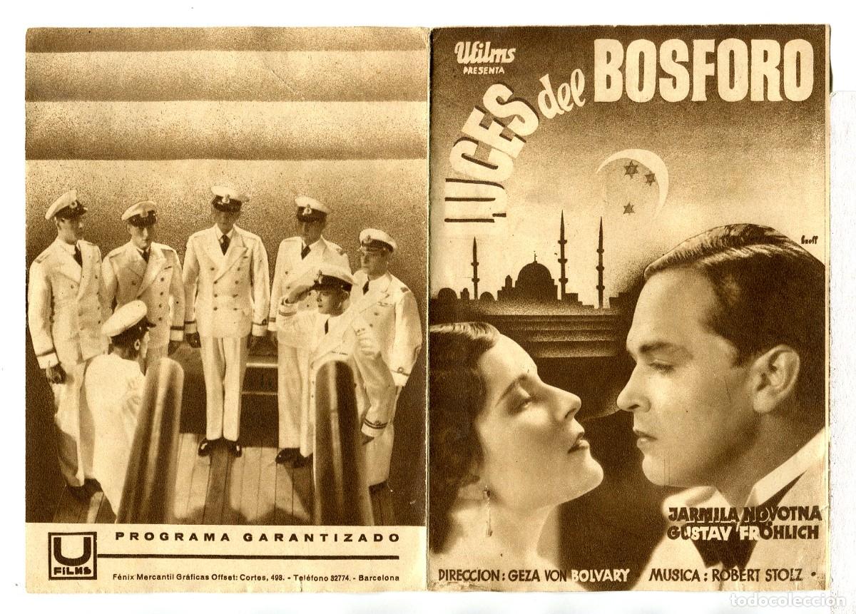 Cinema: LUCES DE B&Oacute;SFORO, con Gustav Fr&ouml;hlich.