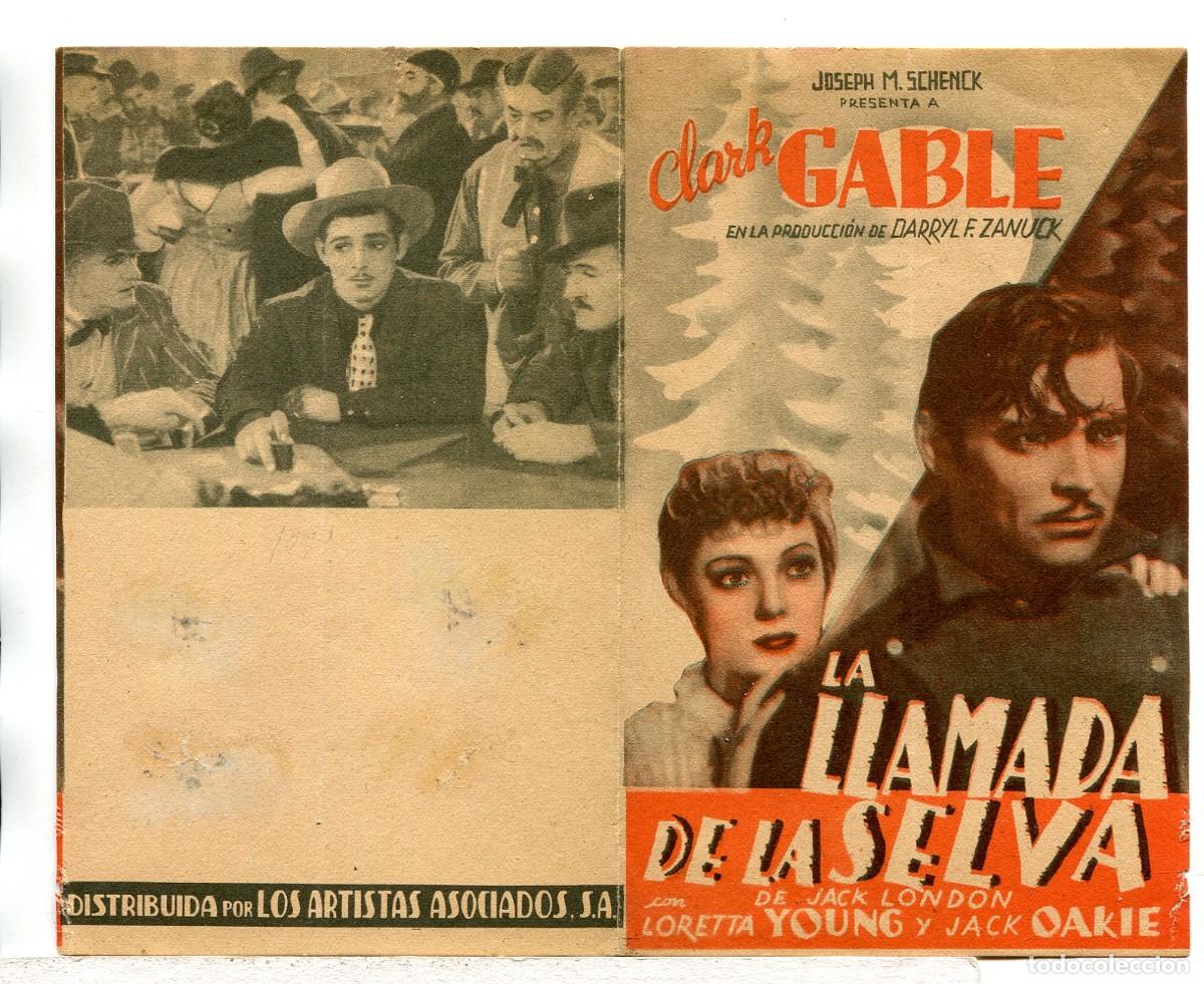 Kino: LA LLAMADA DE LA SELVA, con Clark Gable.