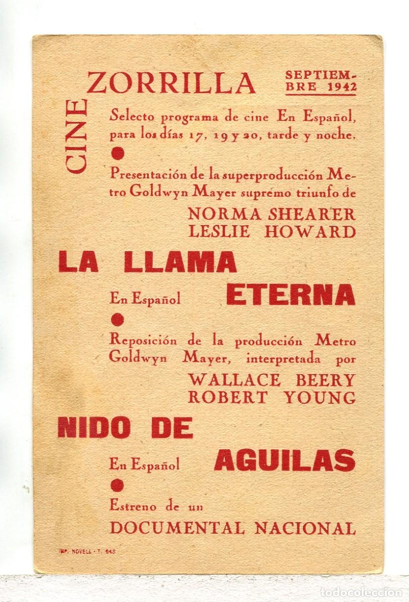 Cine: LA LLAMA ETERNA, con Norma Shearer. - Foto 2