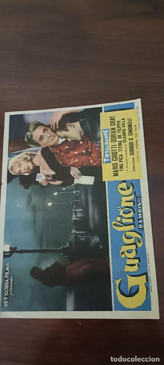  Foglietti di film di film antichi di cinema: Guaglione.Folleto de mano