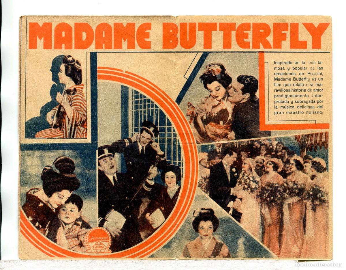 Cine: MADAME BUTTERFLY, con Sylvia Sidney. - Foto 2