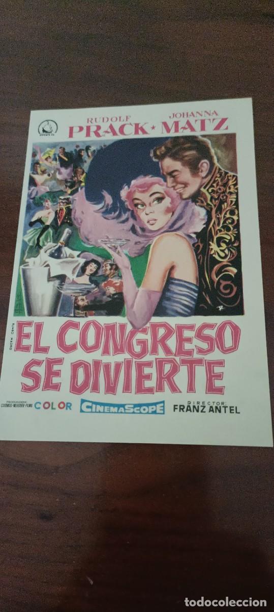 Kino: El congreso se divierte.Folleto de mano