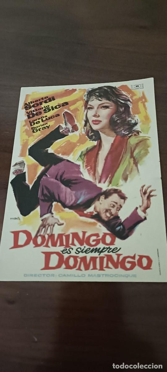 Kino: Domingo es siempre domingo.Folleto de mano