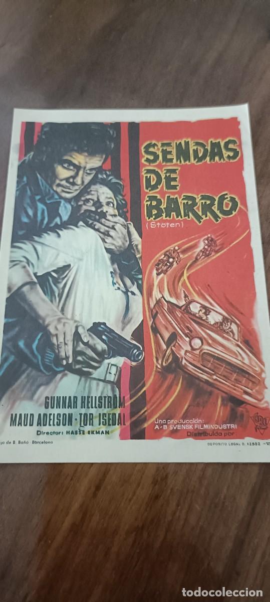 Cine: Sendas de barro.Folleto de mano - Foto 1