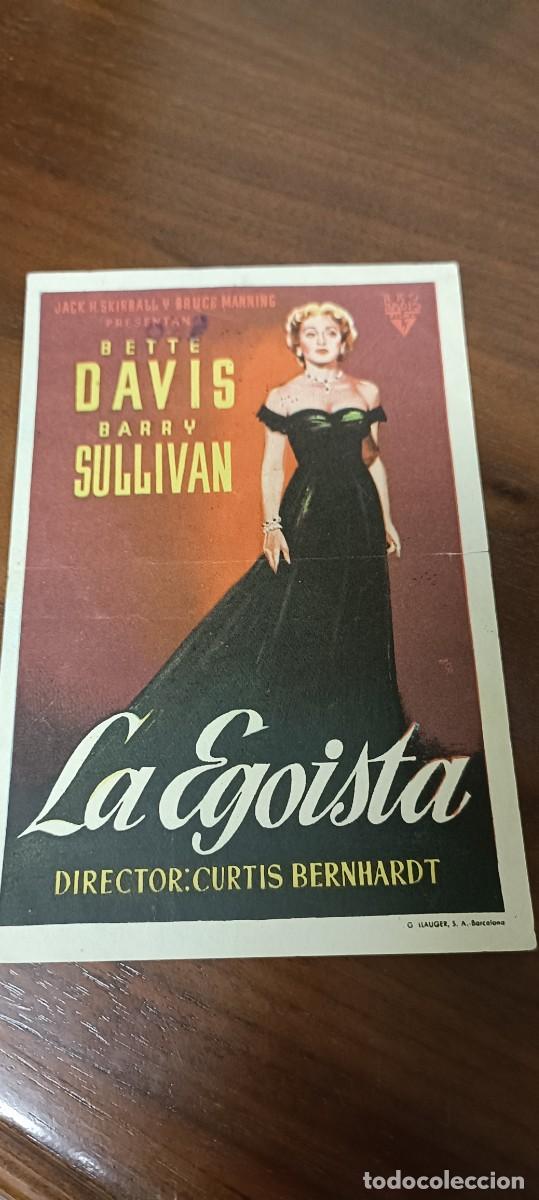 Kino: La egoista.Folleto de mano.