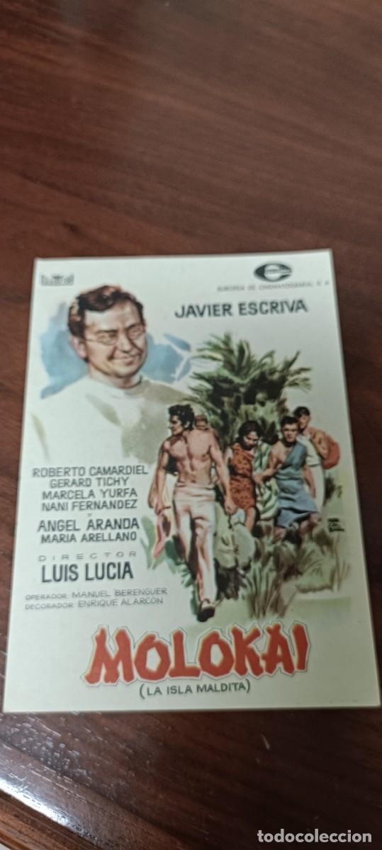  Flyers Publicitaires de films Anciens: Molokai.Folleto de mano.