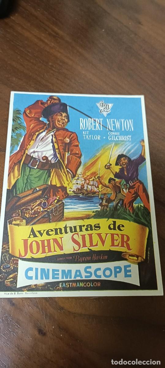 Kino: Aventuras de John Silver.Folleto de mano.