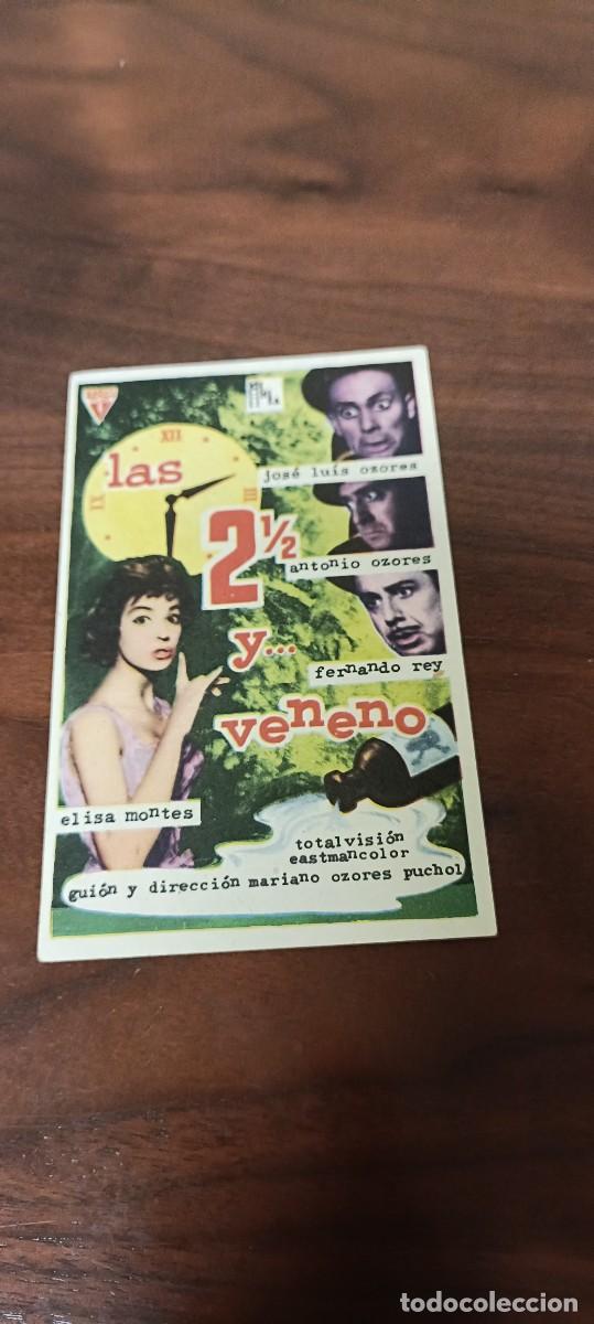 Kino: Las 2 1/2 y ...venenoFolleto de mano.