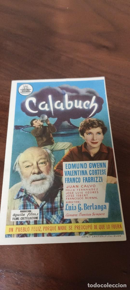  Foglietti di film di film antichi di cinema: Calabuch.Folleto de mano.