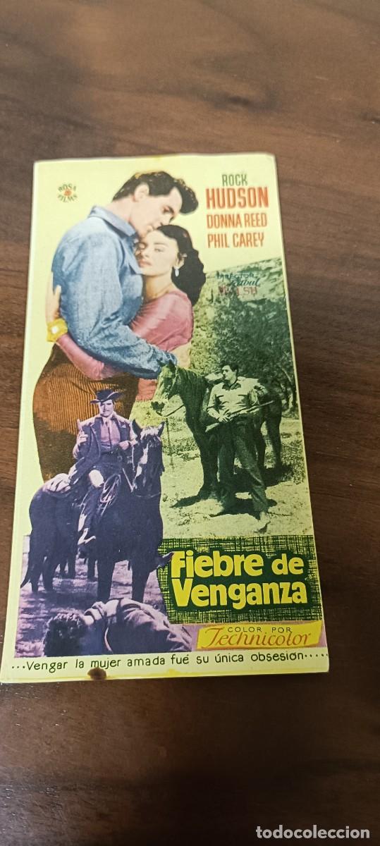 Kino: Fiebre de venganza.Folleto de mano.