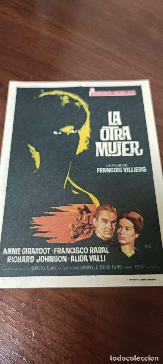 Kino: La otra mujer. Folleto de mano.