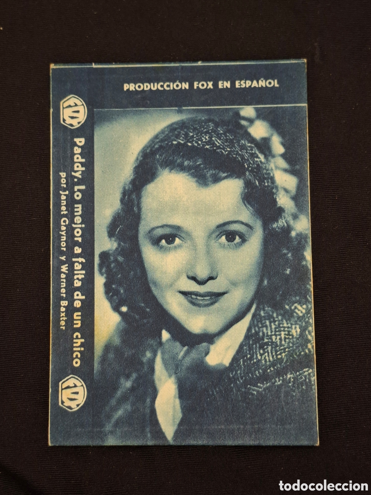 Cine: Folleto.PADDY, LO MEJOR A FALTA DE UN CHICO, JANET GAYNOR/ CITC1