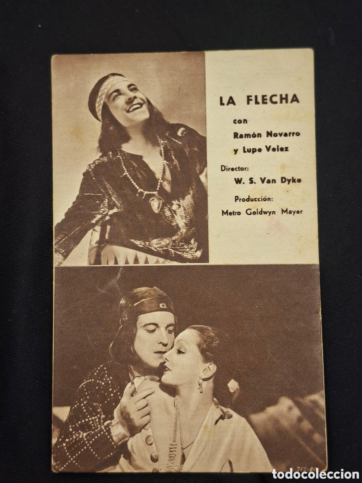 Folhetos de m&atilde;o de filmes antigos de cinema: Folleto de mano. LA FLECHA. MGM../ CITC1