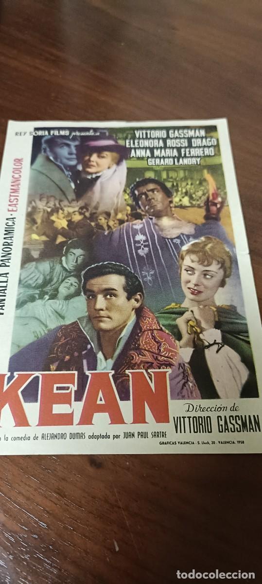 Cine: Kean.Folleto de mano. - Foto 1
