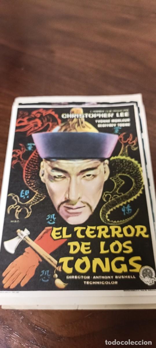 Kino: El terror de los Tong.Folleto de mano.