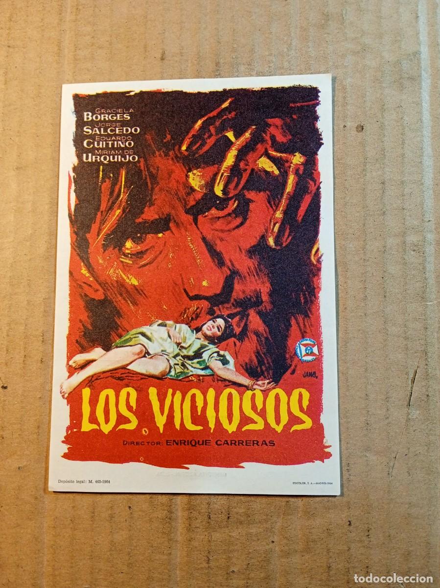 Kino: FOLLETO DE MANO CON PUBLICIDAD LOS VICIOSOS