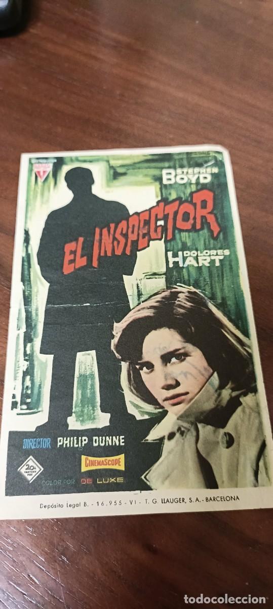 Cine: El inspector.Folleto de mano. - Foto 1