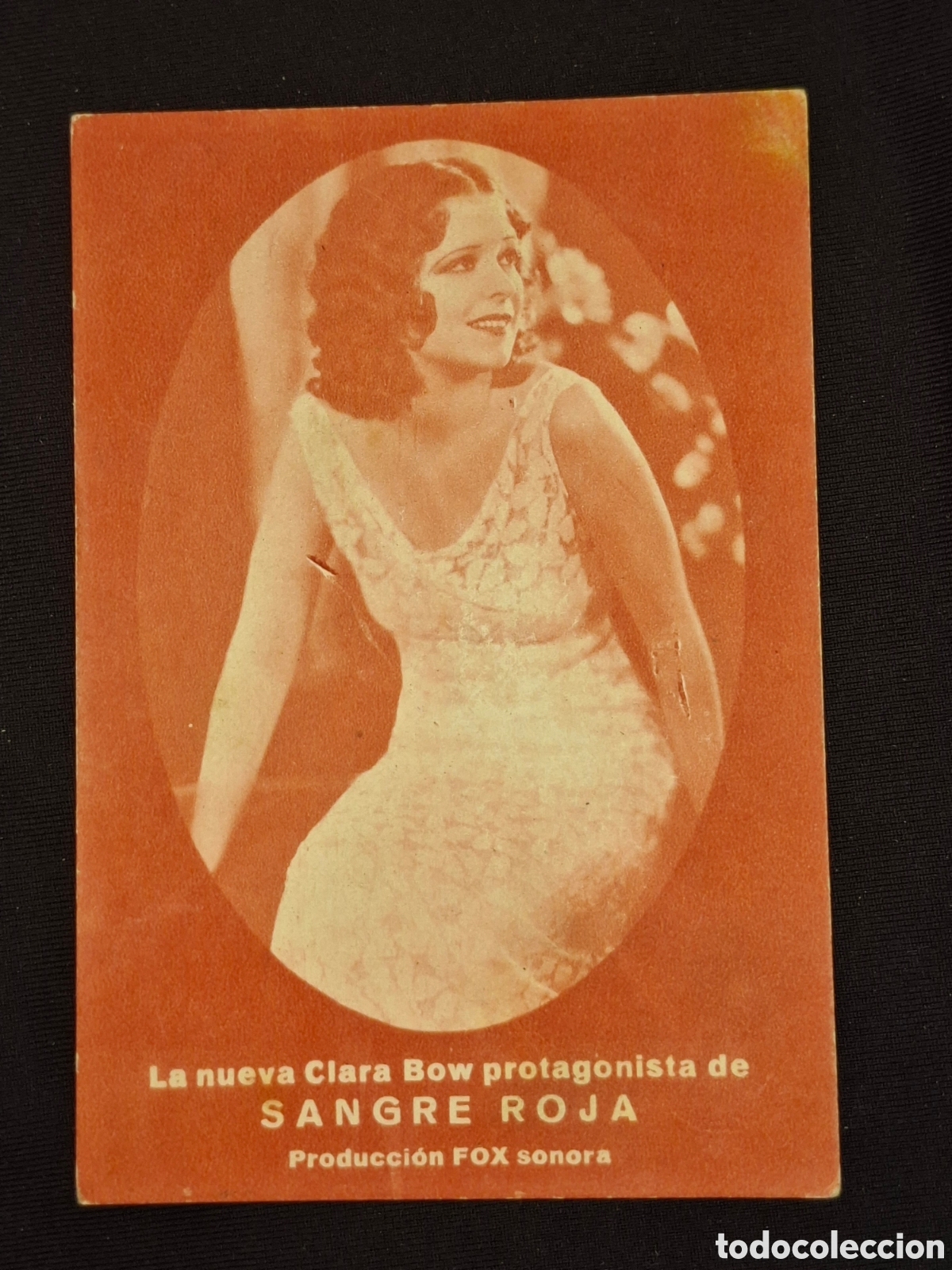 Cine: Folleto de mano. SANGRE ROJA - Actores: Clara Bow / CITC1