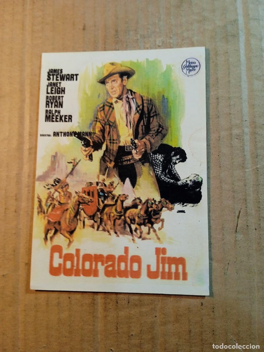  Foglietti di film di film antichi di cinema: FOLLETO DE MANO CON PUBLICIDAD COLORADO JIM