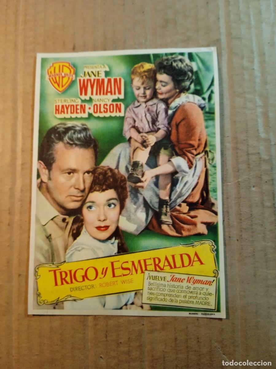  Foglietti di film di film antichi di cinema: FOLLETO DE MANO CON PUBLICIDAD TRIGO Y ESMERALDA
