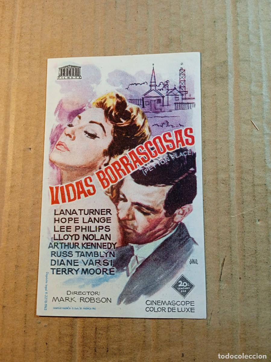  Flyers Publicitaires de films Anciens: FOLLETO DE MANO CON PUBLICIDAD VIDAS BORRASCOSAS