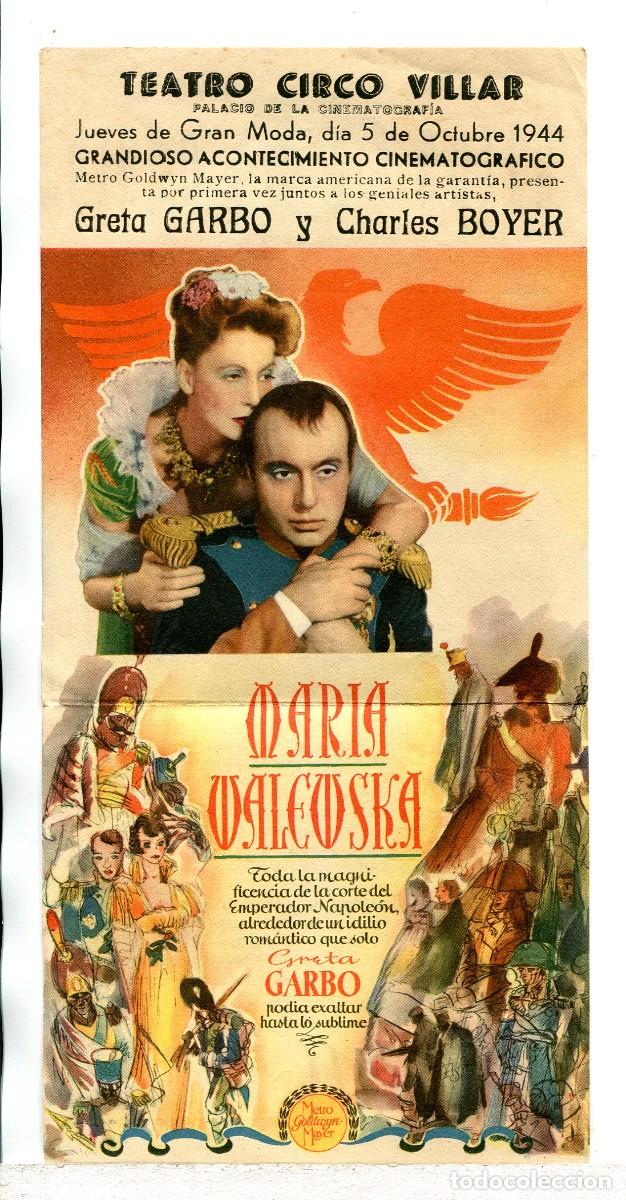 Kino: MAR&Iacute;A WALEWSKA, con Greta Garbo.