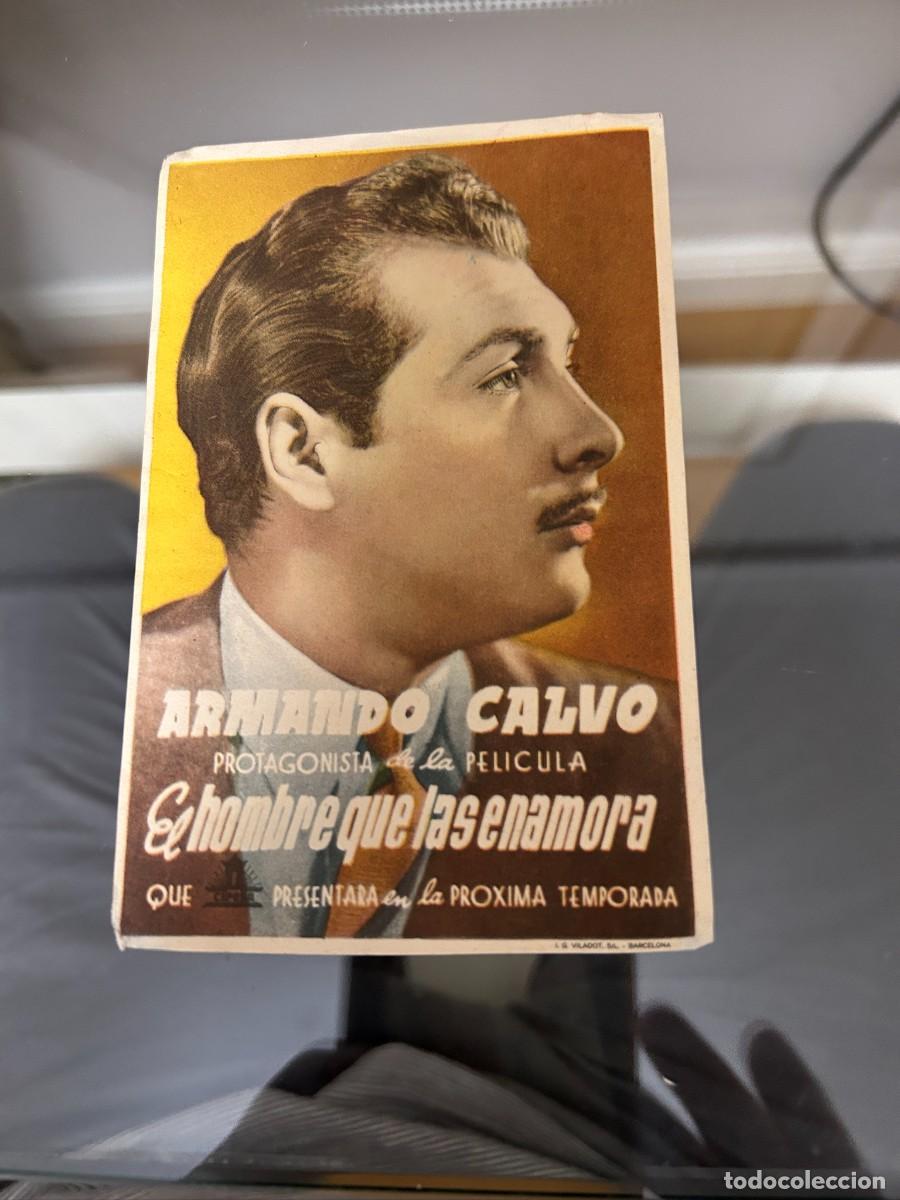Cine: &ordm;844 el hombre que las enamora armando calbo sin publicidad buen estado