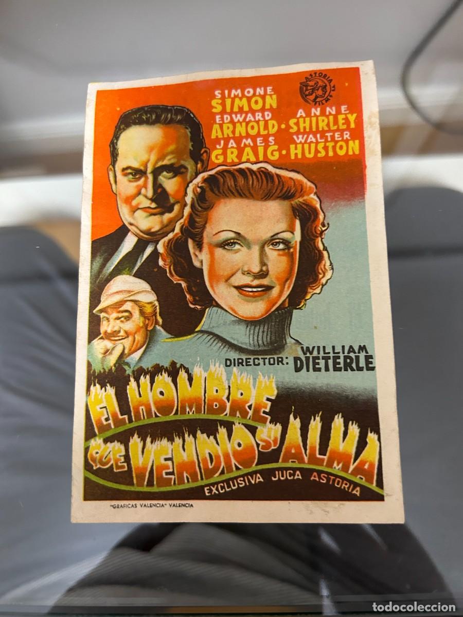 Kino: &ordm;847 EL HOMBRE QUE VENDIO SU ALMA PRINCIPAL CINEMA CON PUBLICIDAD BUEN ESTADO