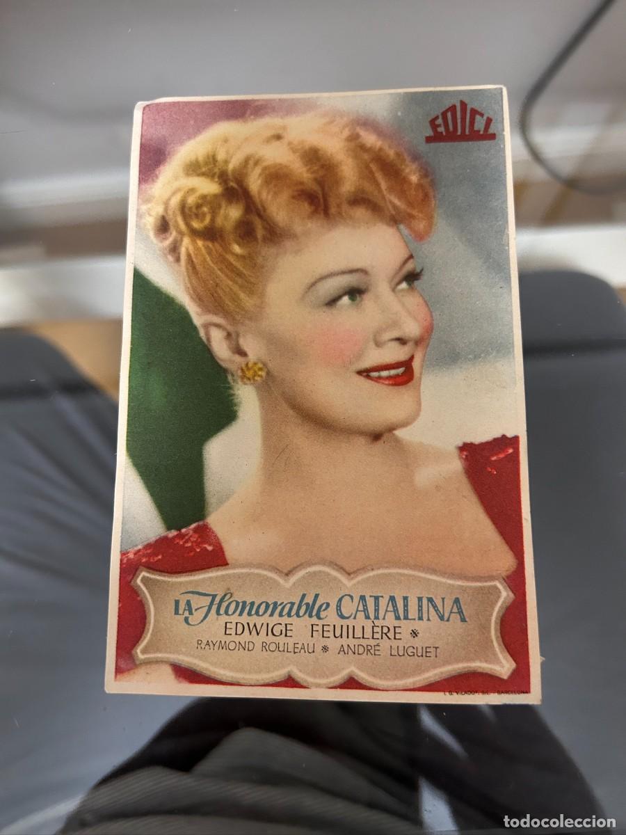  Foglietti di film di film antichi di cinema: &ordm;850 LA HONORABLE CATALINA SIN PUBLICIDAD BUEN ESTADO