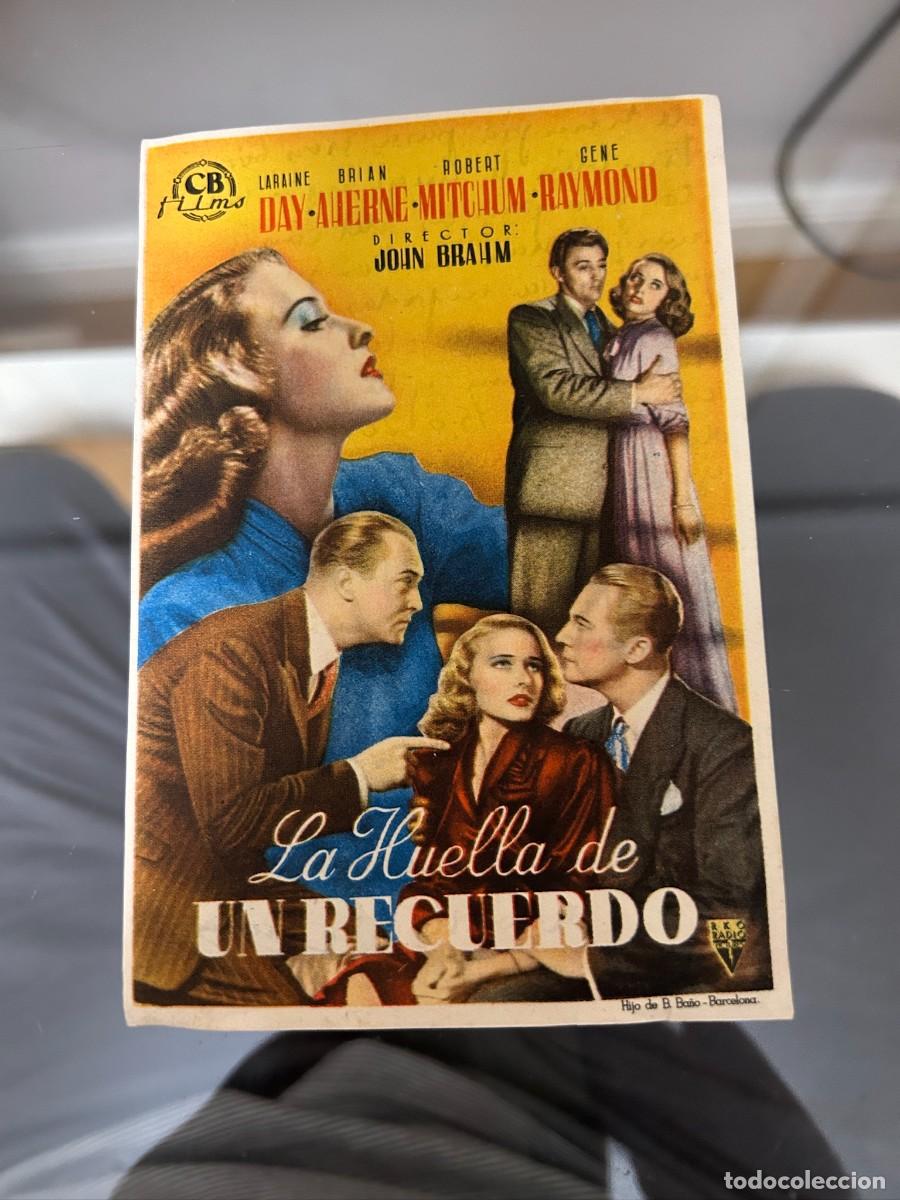 Foglietti di film di film antichi di cinema: &ordm;863 LA HUELLA DE UN RECUERDO COMO SE VE CORRECTO