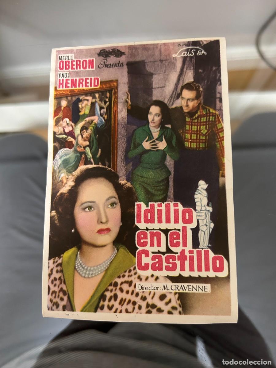 Folhetos de m&atilde;o de filmes antigos de cinema: &ordm;867 IDILIO EN EL CASTILLO SIN PUBLICIDAD BUEN ESTADO
