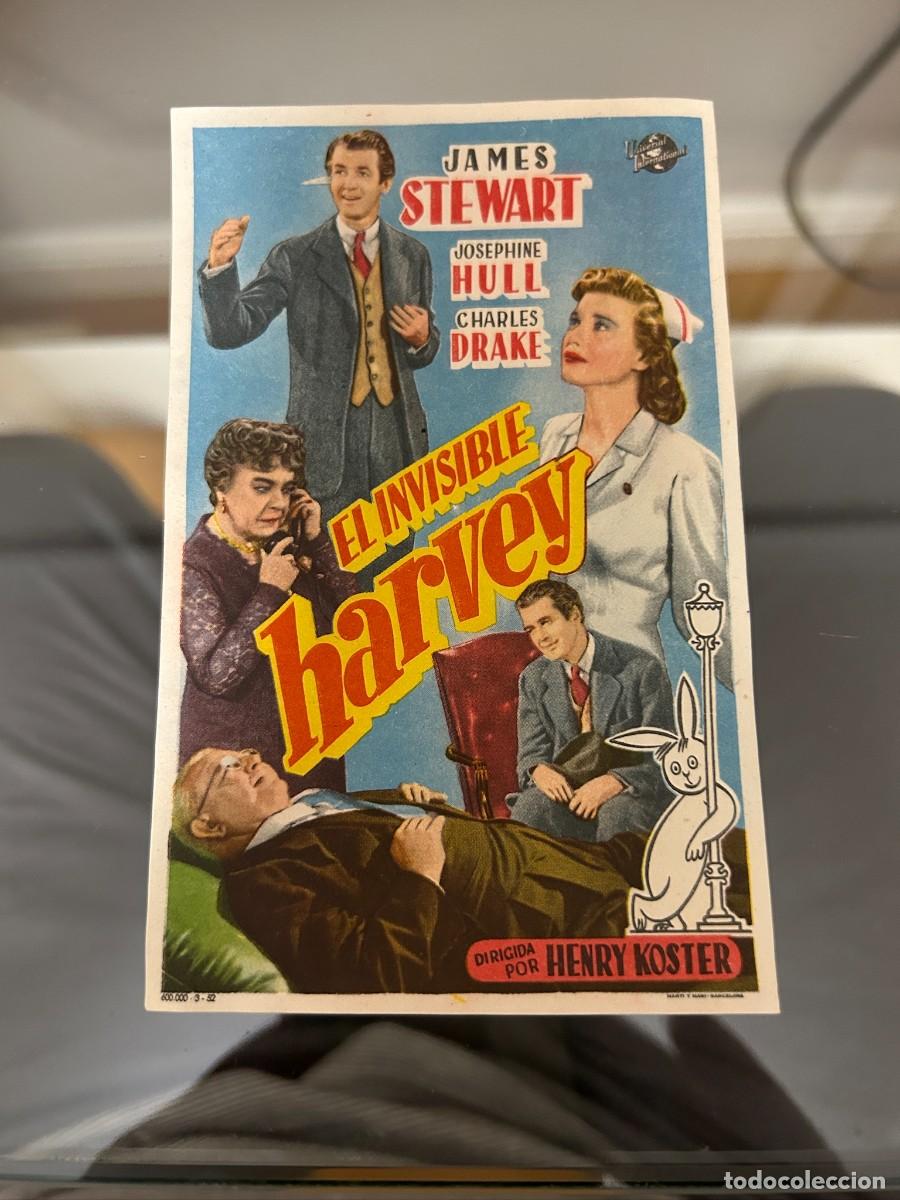  Flyers Publicitaires de films Anciens: &ordm;886 EL INVISIBLE HARVEY CON SELLO BARCELONA BUEN ESTADO