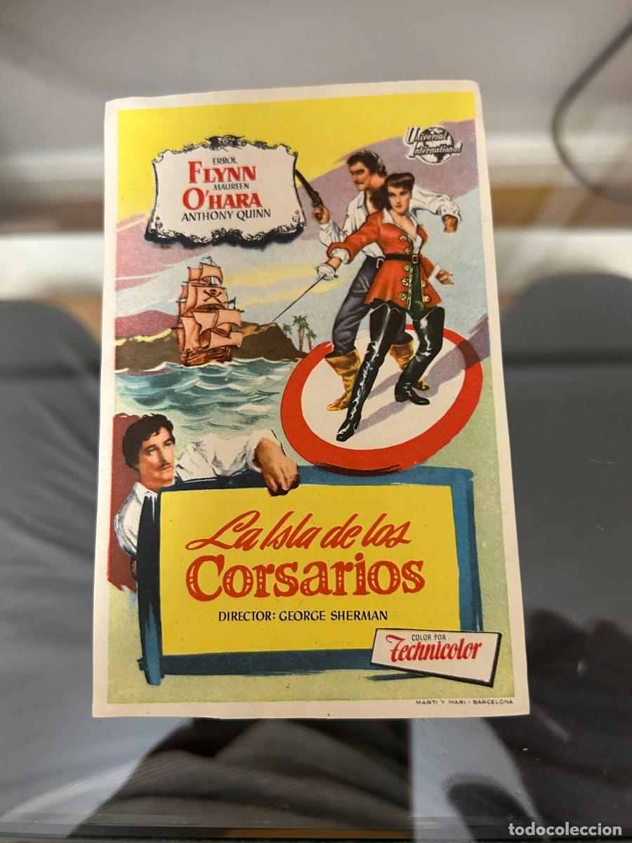  Foglietti di film di film antichi di cinema: &ordm;891 LA ISLA DE LOS CORSARIOS SIN PUBLICIDAD BUEN ESTADO