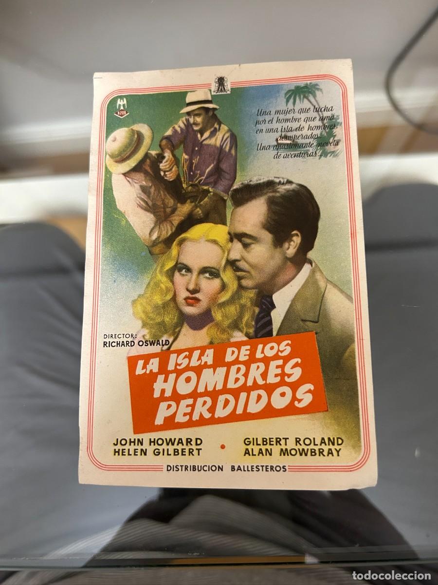  Foglietti di film di film antichi di cinema: &ordm;892 LA ISLA DE LOS HOMBRES PERDIDOS SIN PUBLICIDAD BUEN ESTADO