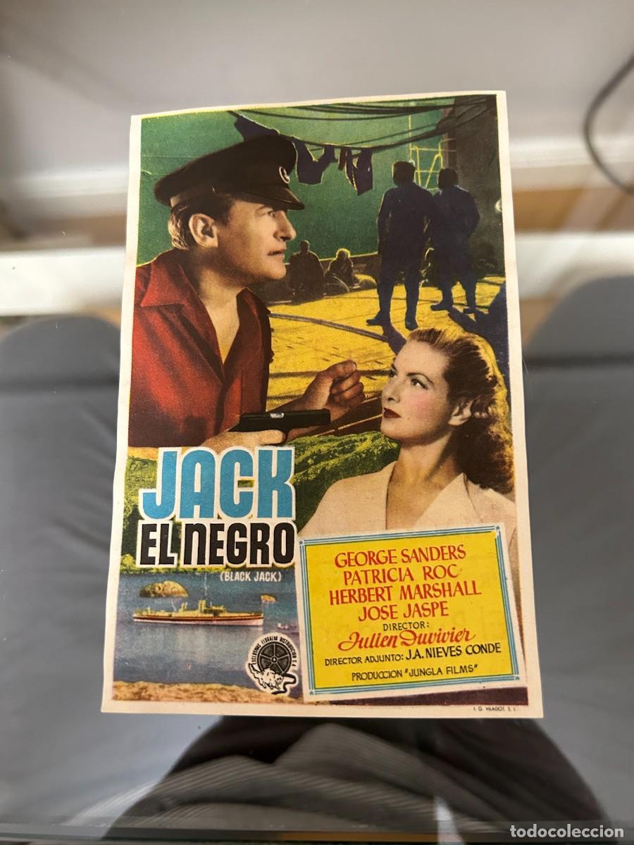 Cinema: &ordm;896 JACK EL NEGRO CINE MONTERROSA REUS CON PUBLICIDAD BUEN ESTADO