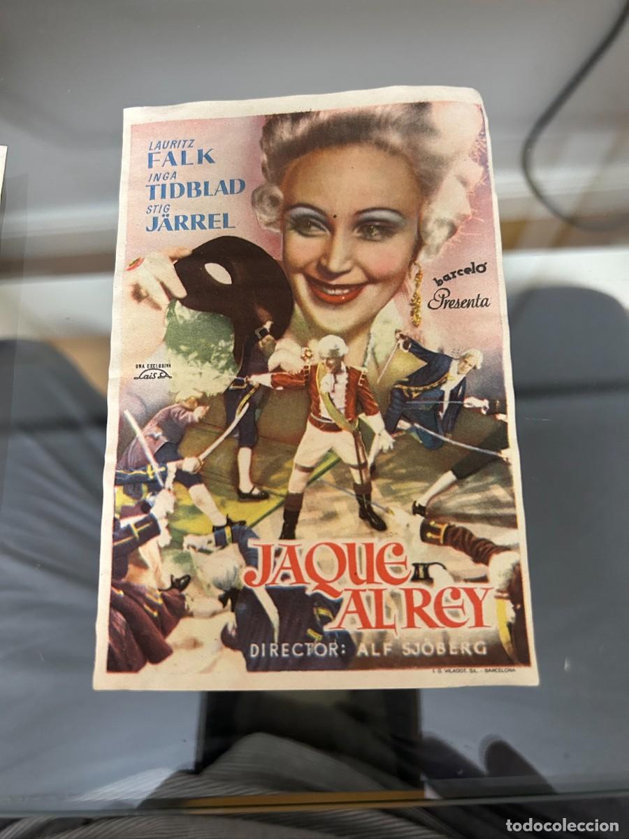  Flyers Publicitaires de films Anciens: &ordm;897 JAQUE AL REY SIN PUBLICIDAD BUEN ESTADO