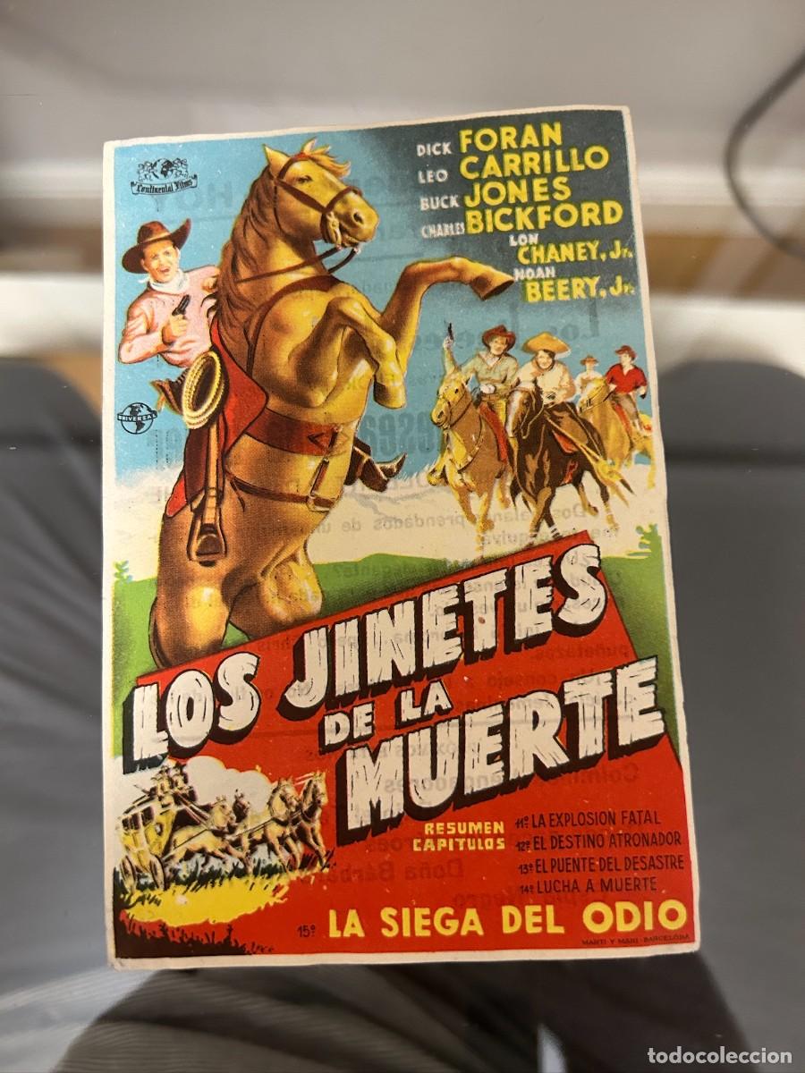 Cinema: &ordm;903 LOS JINETES DE LA MUERTE TEATRO GUERRERO CON PUBLICIDAD BUEN ESTADO