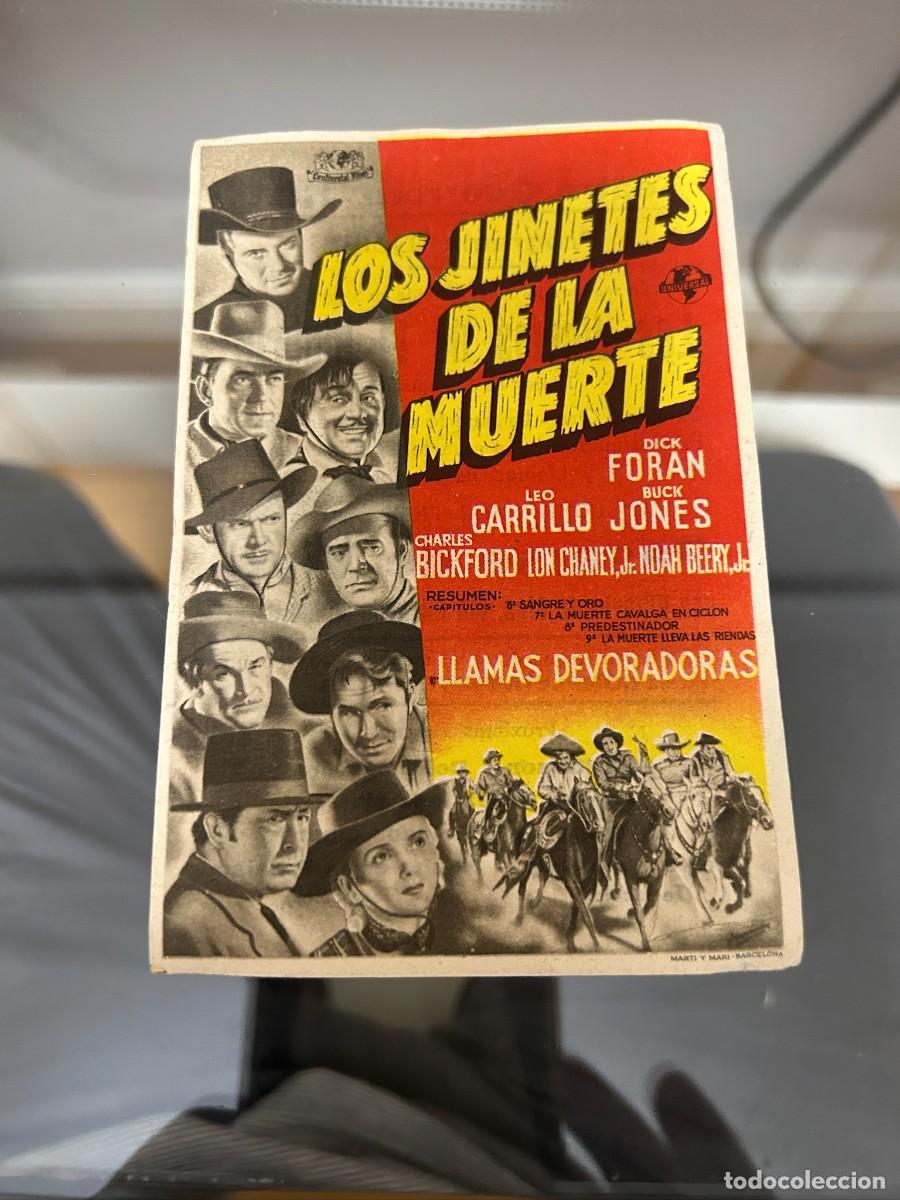 Cinema: &ordm;904 LOS JINETES DE LA MUERTE TEATRO GUERRERO CON PUBLICIDAD BUEN ESTADO