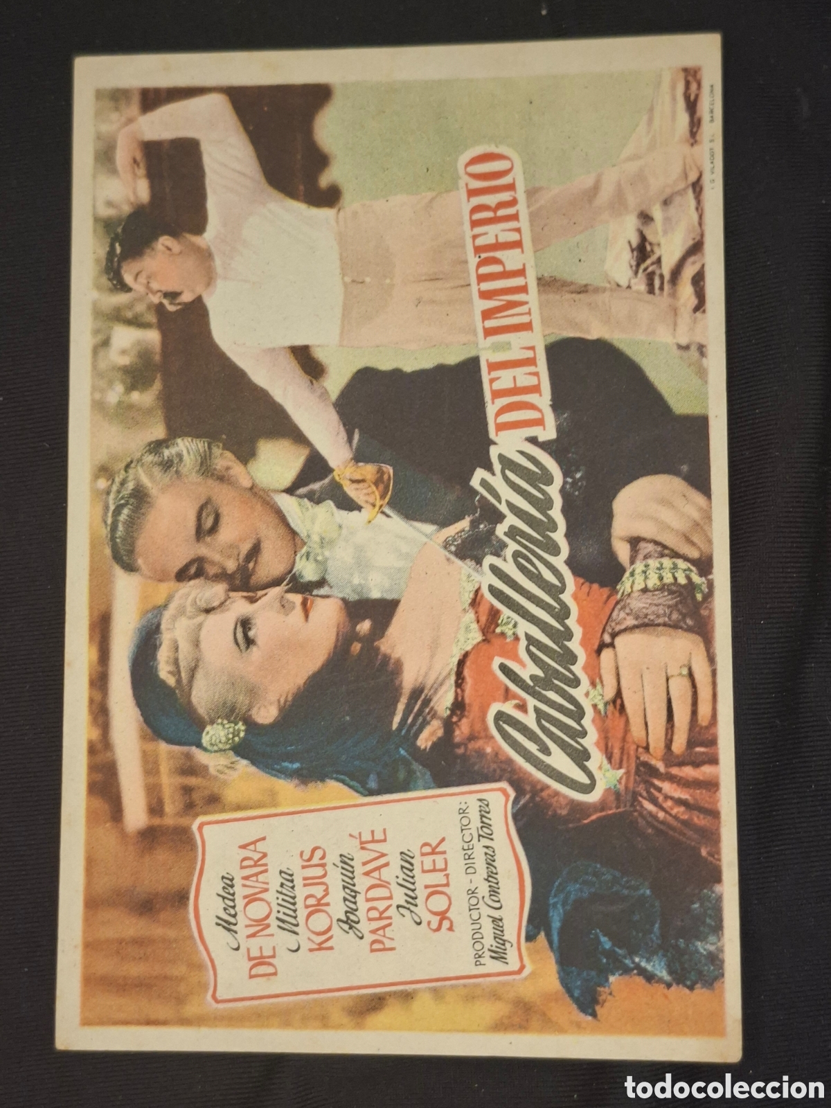 Cine: Folleto de mano caballer&iacute;a del imperio/ CITC1