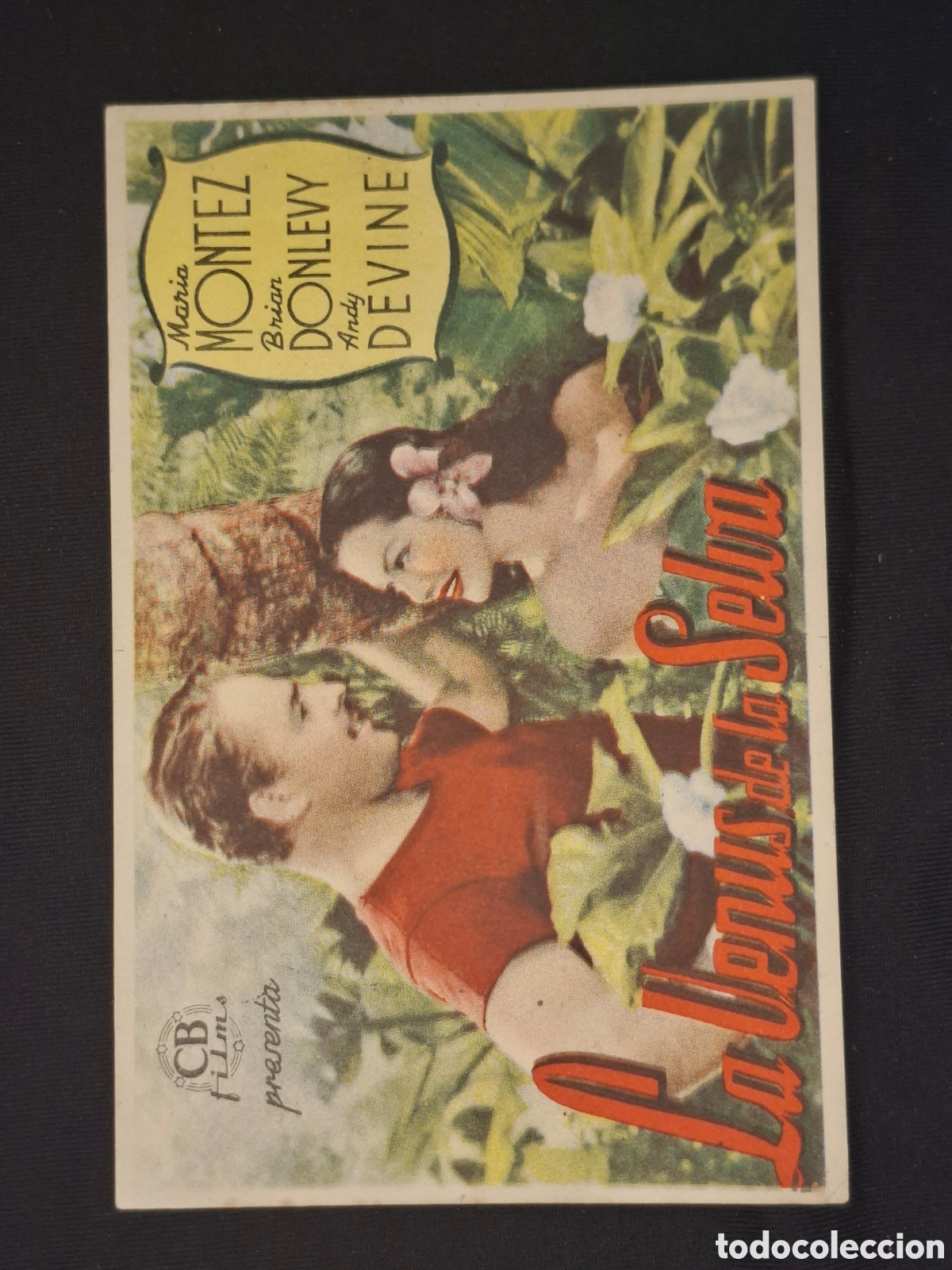  Foglietti di film di film antichi di cinema: Folleto de mano la Venus de la selva/ CITC1