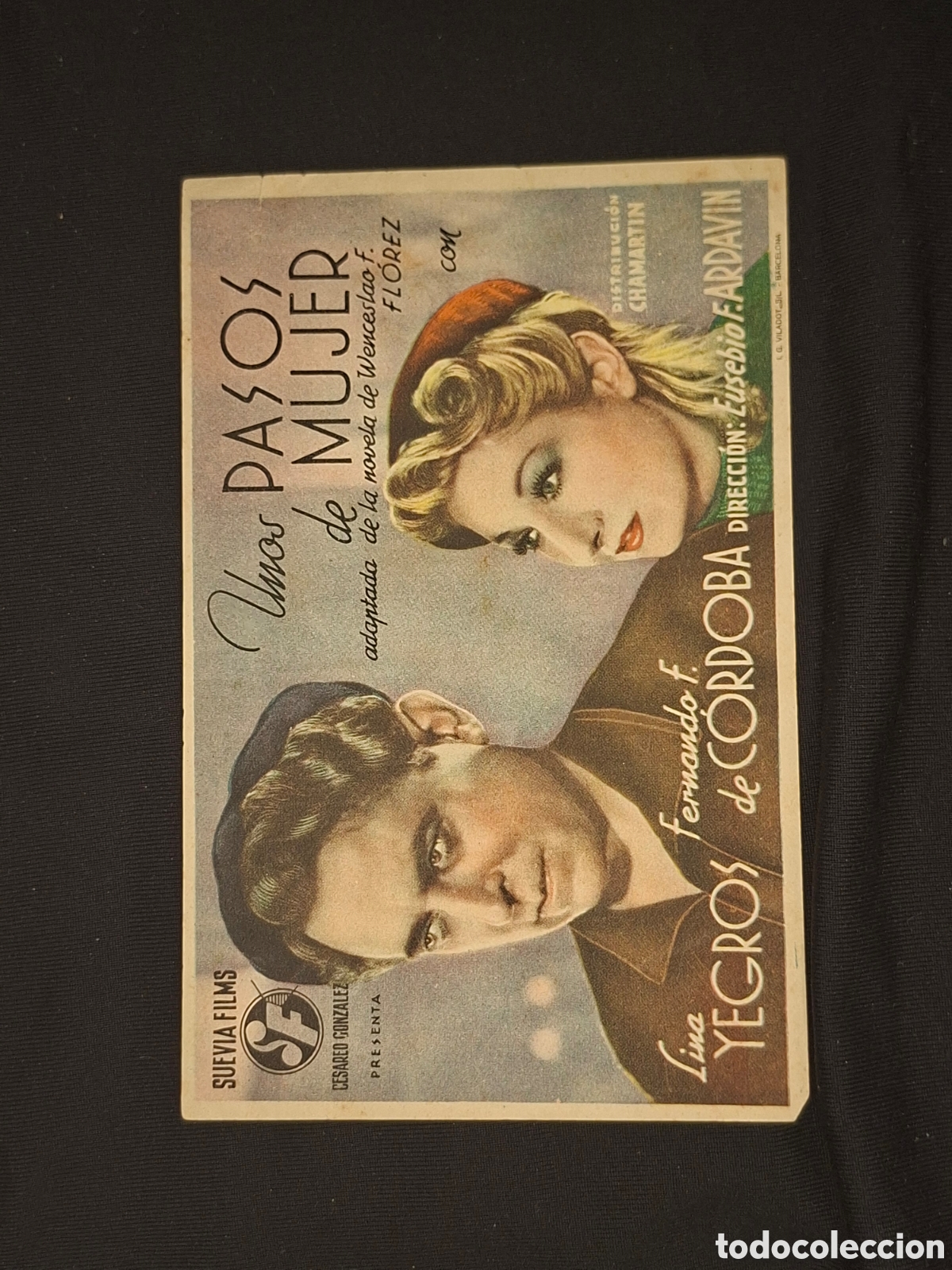 Cine: Folleto de mano unos pasos de mujer / CITC1