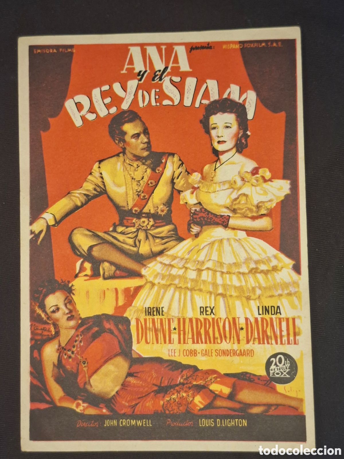  Foglietti di film di film antichi di cinema: Folleto de mano: Ana y el rey de siam / CITC1