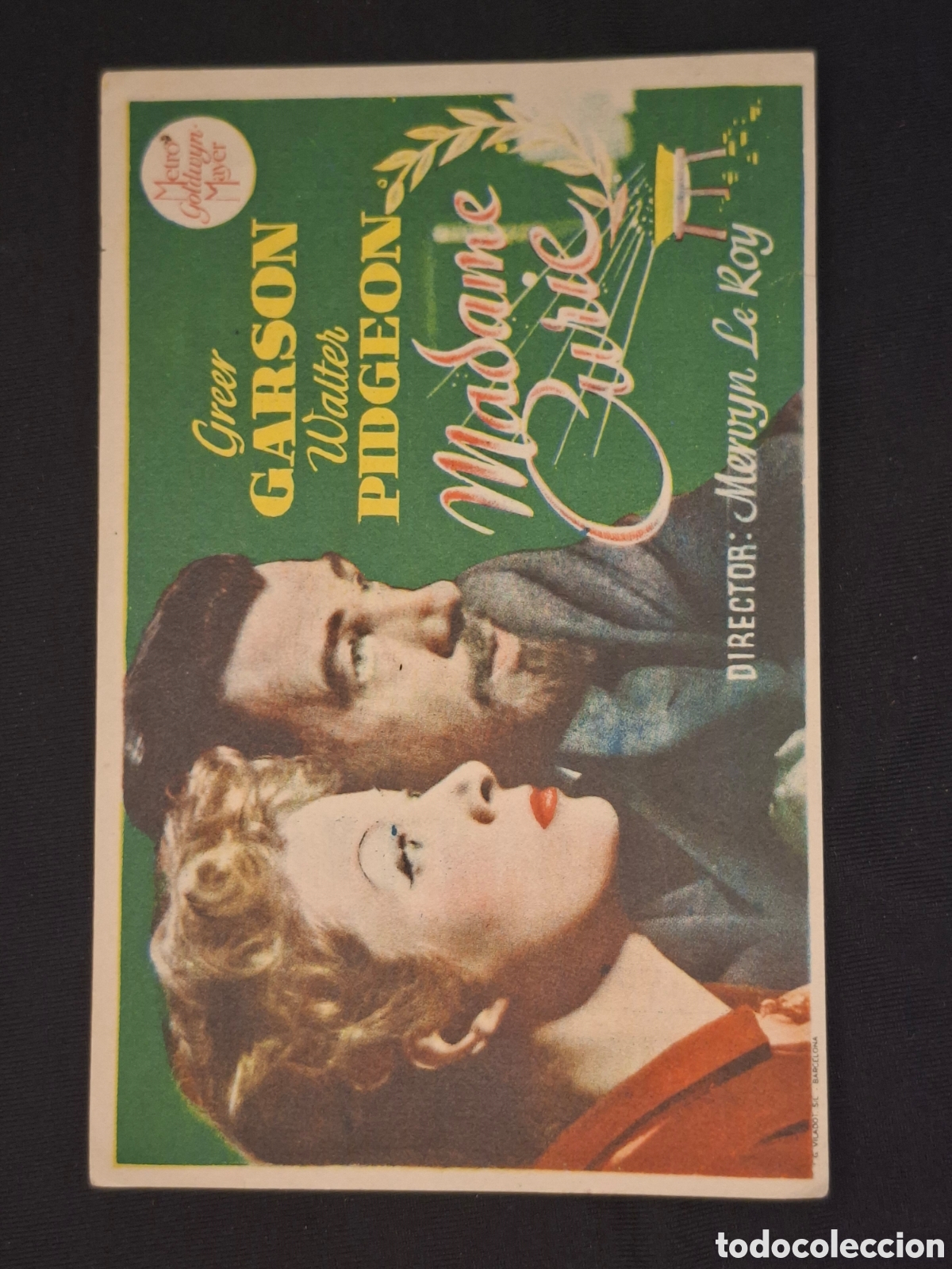  Foglietti di film di film antichi di cinema: Folleto de mano madame curie / CITC1