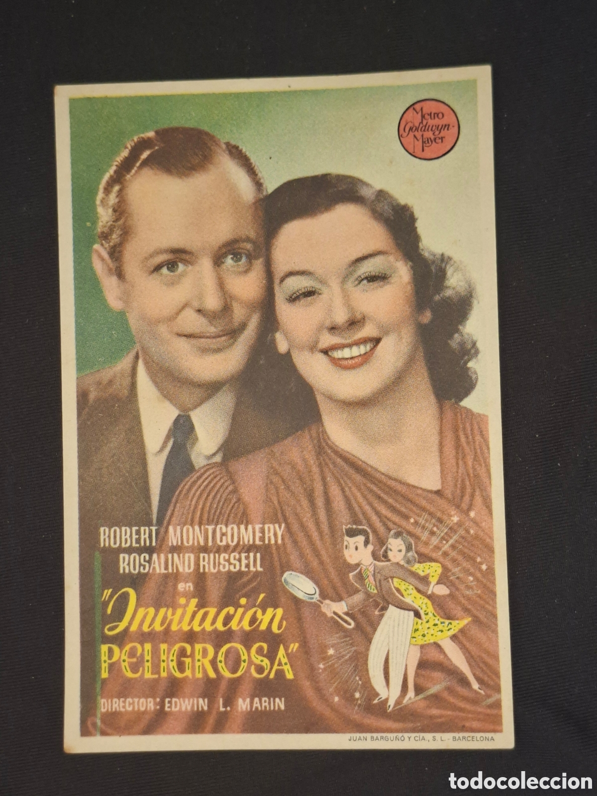 Cine: Folleto de mano: invitaci&oacute;n peligrosa / CITC1