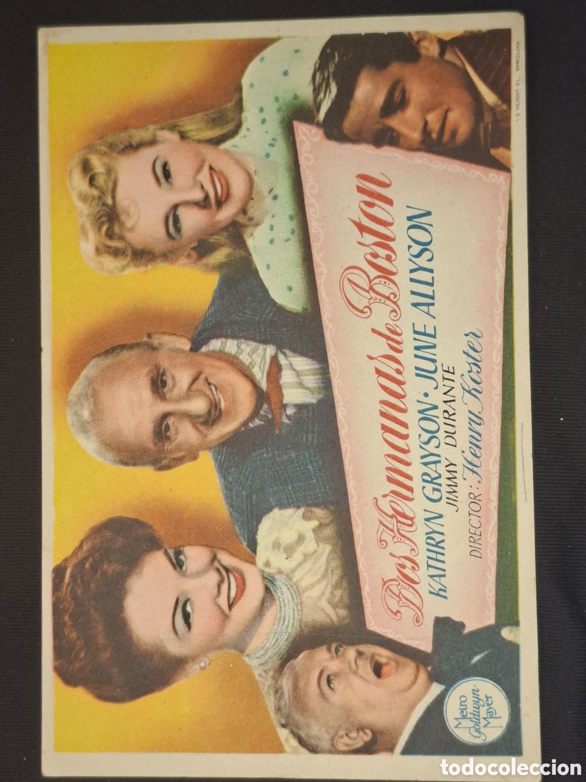 Cine: Folleto de mano: dos Hermanas de Boston / CITC1