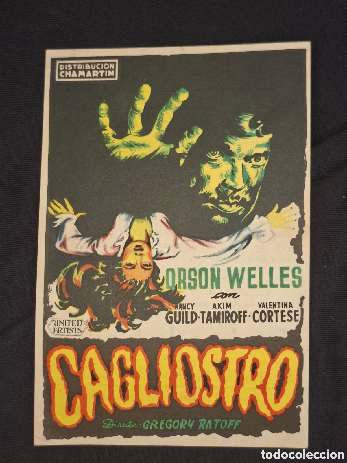 Kino: Folleto de mano de cine ateneo: Cali ostro/ CITC1