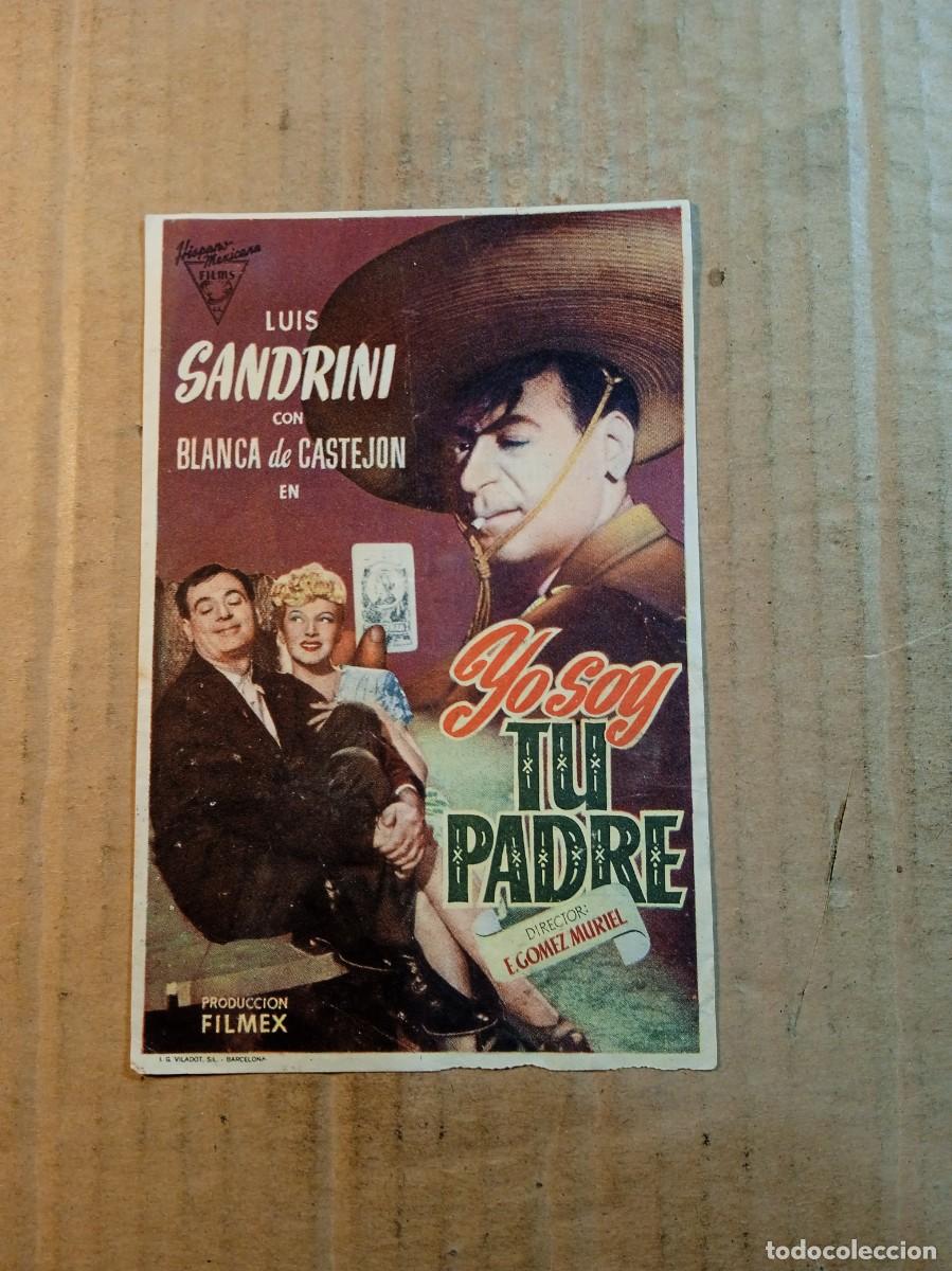 Cine: FOLLETO DE MANO CON PUBLICIDAD YO SOY TU PADRE