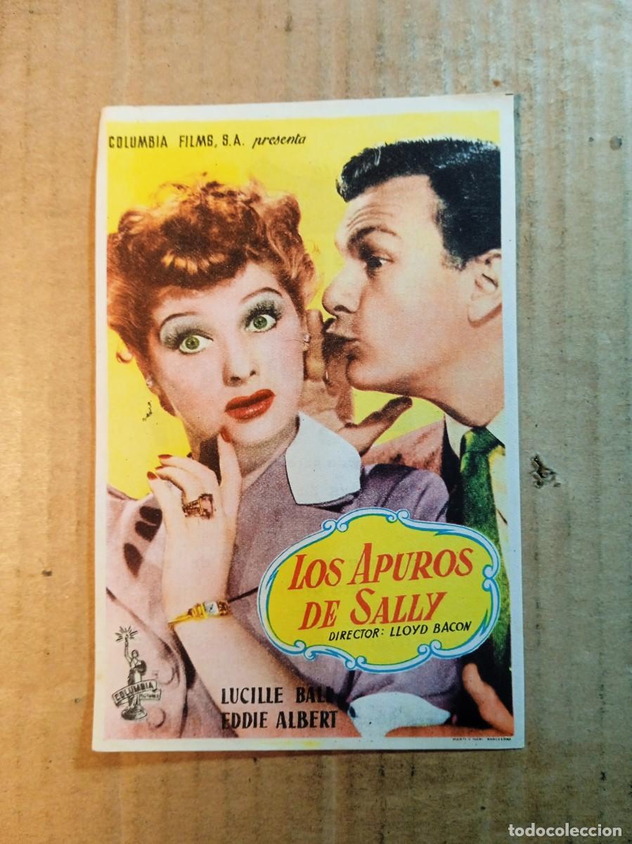 Cine: FOLLETO DE MANO CON PUBLICIDAD LOS APUROS DE SALLY